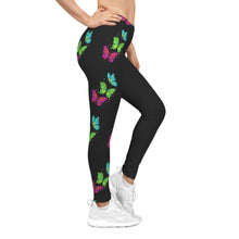 Load image into Gallery viewer, Butterfly Leggings | Right Leg Print