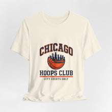 Load image into Gallery viewer, Chicago Hoops Club T-Shirt | city basketball varsity, collegiate streetwear