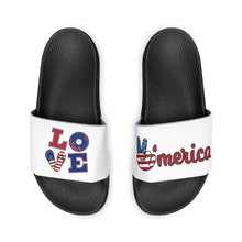 Load image into Gallery viewer, Love 'Merica  Women's Slides