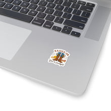 Load image into Gallery viewer, Raised on Grit &amp; Sunlight Sticker | Western Cowgirl, Rustic Prairie, Vintage Desert