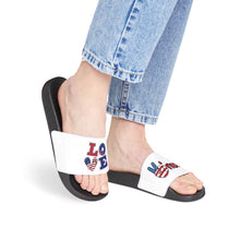 Load image into Gallery viewer, Love 'Merica  Women's Slides