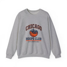 Load image into Gallery viewer, Chicago Hoops Club Sweatshirt | city basketball, varsity collegiate