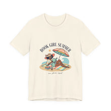 Load image into Gallery viewer, Book Girl Summer Tee | BookTok, beach reads, bookish summer aesthetic