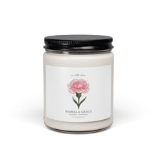 Load image into Gallery viewer, Birth Month Flower Candle | Personalized Botanical Soy Candle, Custom Name