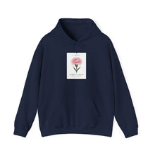 Load image into Gallery viewer, Peony Birth Flower Hoodie | Botanical Watercolor, Personalized Name