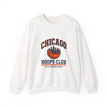 Load image into Gallery viewer, Chicago Hoops Club Sweatshirt | city basketball, varsity collegiate
