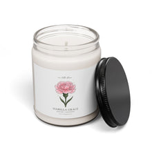 Load image into Gallery viewer, Birth Month Flower Candle | Personalized Botanical Soy Candle, Custom Name