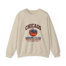 Load image into Gallery viewer, Chicago Hoops Club Sweatshirt | city basketball, varsity collegiate