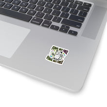 Load image into Gallery viewer, Feral But Free Sticker | chaotic quirky, unhinged millennial burnout