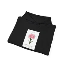 Load image into Gallery viewer, Peony Birth Flower Hoodie | Botanical Watercolor, Personalized Name