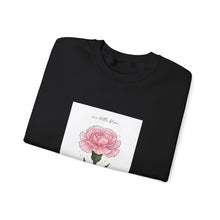 Load image into Gallery viewer, Pink Carnation Birth Flower Sweatshirt | Personalized Botanical Watercolor