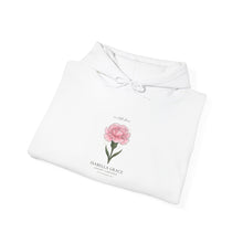 Load image into Gallery viewer, Peony Birth Flower Hoodie | Botanical Watercolor, Personalized Name