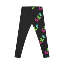 Load image into Gallery viewer, Butterfly Leggings | Right Leg Print