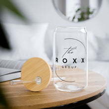 Load image into Gallery viewer, The Roxx Group Eco-Friendly Sipper Glass with Bamboo Lid