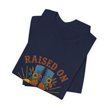 Load image into Gallery viewer, Raised On Grit &amp; Sunlight T-Shirt | Western cowgirl ranch vintage prairie