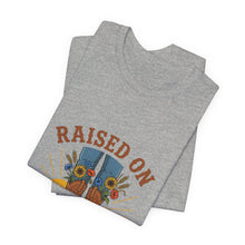 Load image into Gallery viewer, Raised On Grit &amp; Sunlight T-Shirt | Western cowgirl ranch vintage prairie