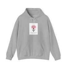 Load image into Gallery viewer, Peony Birth Flower Hoodie | Botanical Watercolor, Personalized Name