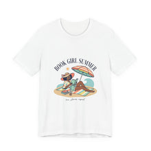 Load image into Gallery viewer, Book Girl Summer Tee | BookTok, beach reads, bookish summer aesthetic