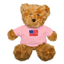 Load image into Gallery viewer, American Flag Melting | Teddy Bear - petal pink