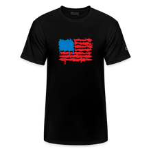 Load image into Gallery viewer, American Flag Melting | Champion Unisex Tee - black