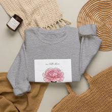 Load image into Gallery viewer, Pink Carnation Birth Flower Sweatshirt | Personalized Botanical Watercolor