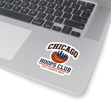 Load image into Gallery viewer, Chicago Hoops Club Kiss-Cut Sticker | city basketball, varsity streetwear