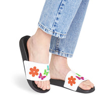 Load image into Gallery viewer, Butterflies &amp; Flowers  Women's Slides
