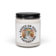 Load image into Gallery viewer, Raised on Dust &amp; Daydreams Candle, Rustic Western Prairie Soy Jar