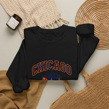 Load image into Gallery viewer, Chicago Hoops Club Sweatshirt | city basketball, varsity collegiate