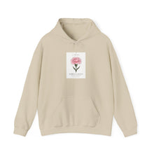 Load image into Gallery viewer, Peony Birth Flower Hoodie | Botanical Watercolor, Personalized Name
