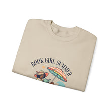 Load image into Gallery viewer, Book Girl Summer Sweatshirt | BookTok, Reading Beach Reads, Bookish Aesthetic