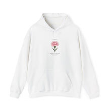 Load image into Gallery viewer, Peony Birth Flower Hoodie | Botanical Watercolor, Personalized Name
