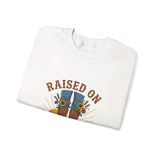 Load image into Gallery viewer, Raised on Grit &amp; Sunlight Sweatshirt | Western Cowgirl Ranch Rustic Prairie