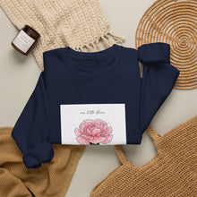 Load image into Gallery viewer, Pink Carnation Birth Flower Sweatshirt | Personalized Botanical Watercolor