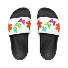 Load image into Gallery viewer, Butterflies &amp; Flowers  Women's Slides