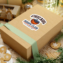 Load image into Gallery viewer, Chicago Hoops Club Kiss-Cut Sticker | city basketball, varsity streetwear