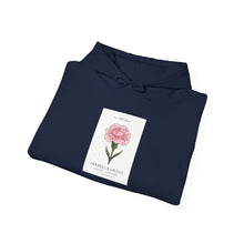 Load image into Gallery viewer, Peony Birth Flower Hoodie | Botanical Watercolor, Personalized Name
