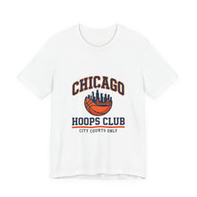 Load image into Gallery viewer, Chicago Hoops Club T-Shirt | city basketball varsity, collegiate streetwear