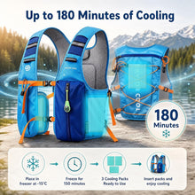 Load image into Gallery viewer, Cooling Hydration Vest | 2L Water Pouch | Hiking, Biking, Running