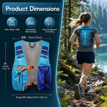 Load image into Gallery viewer, Cooling Hydration Vest | 2L Water Pouch | Hiking, Biking, Running