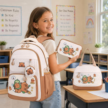 Load image into Gallery viewer, Kawaii Collection | Capybara Back Pack, Lunch Pail, Pencil Case, Coin Pouch