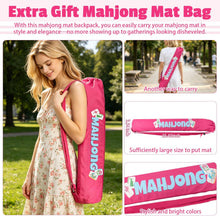 Load image into Gallery viewer, New! Mahjong Bag Set | 4 pc Tiles, Mat, Accessories, &amp; Travel Bags