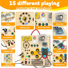 Load image into Gallery viewer, Montessori Sensory Activity Board | Toddlers 1-3