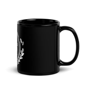 Lakemoor Diner Black Glossy Mug