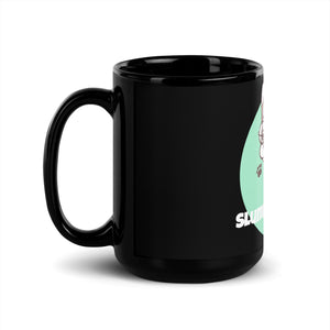 Slumber Pawties Black Glossy Mug
