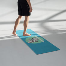 Load image into Gallery viewer, Slumber Pawties Teal Yoga Mat