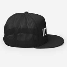 Load image into Gallery viewer, IDGAF Retro Trucker Hat [white embroidery]