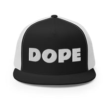 Load image into Gallery viewer, DOPE Retro Trucker Hat [white embroidery]