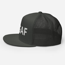 Load image into Gallery viewer, IDGAF Retro Trucker Hat [white embroidery]