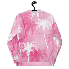 Load image into Gallery viewer, Pink Palm Trees Unisex Bomber Jacket